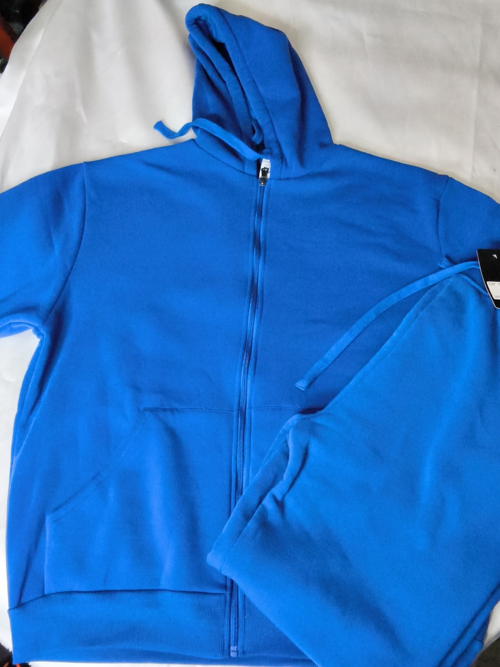 ALL ACCESS Men's Bright Blue Full-Zip Hoodie